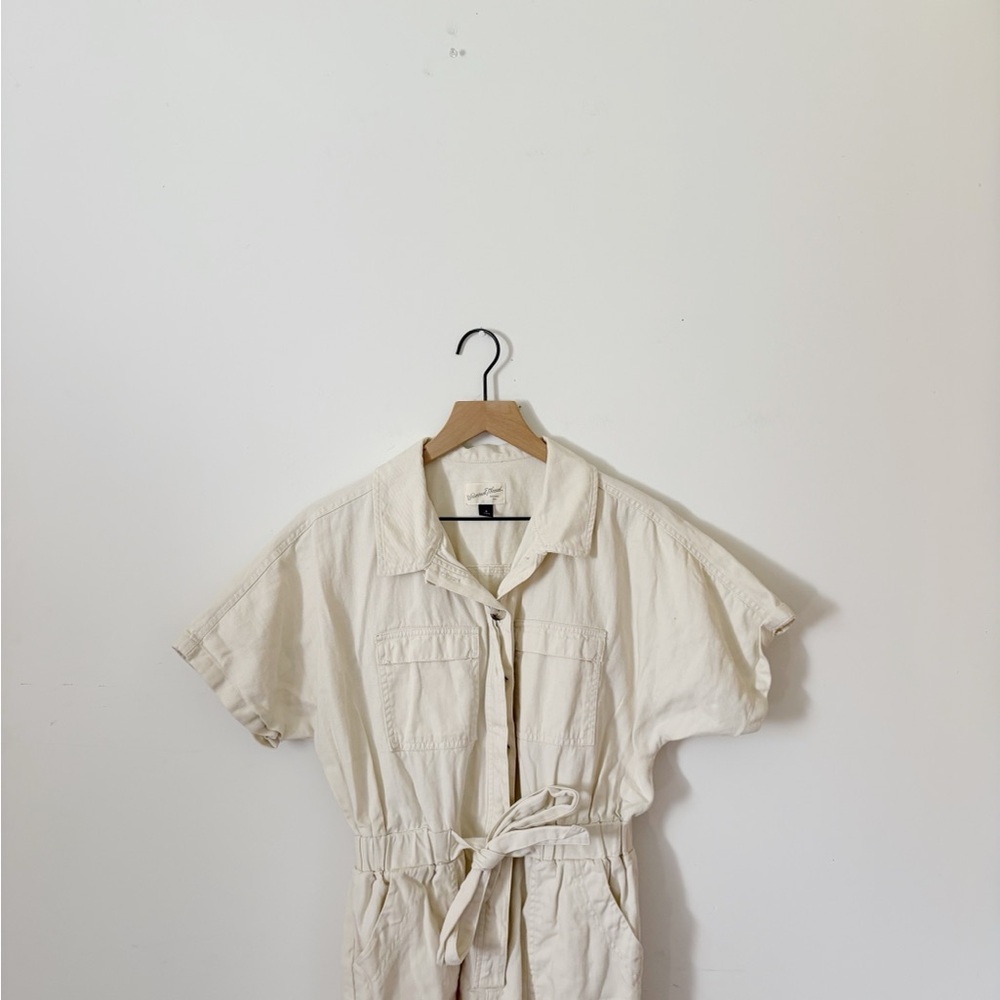 Universal Thread Cream Jumpsuit